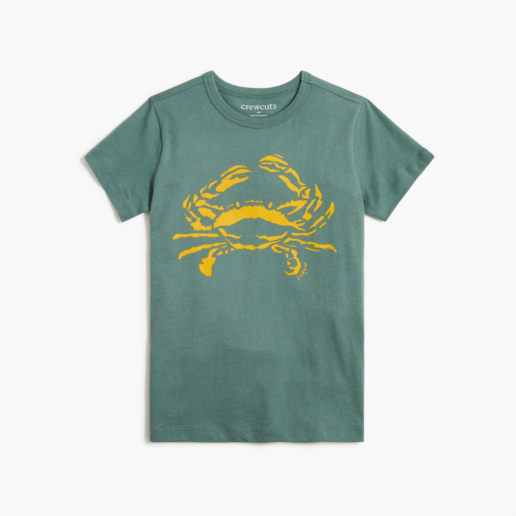 boys' crab graphic tee for boys