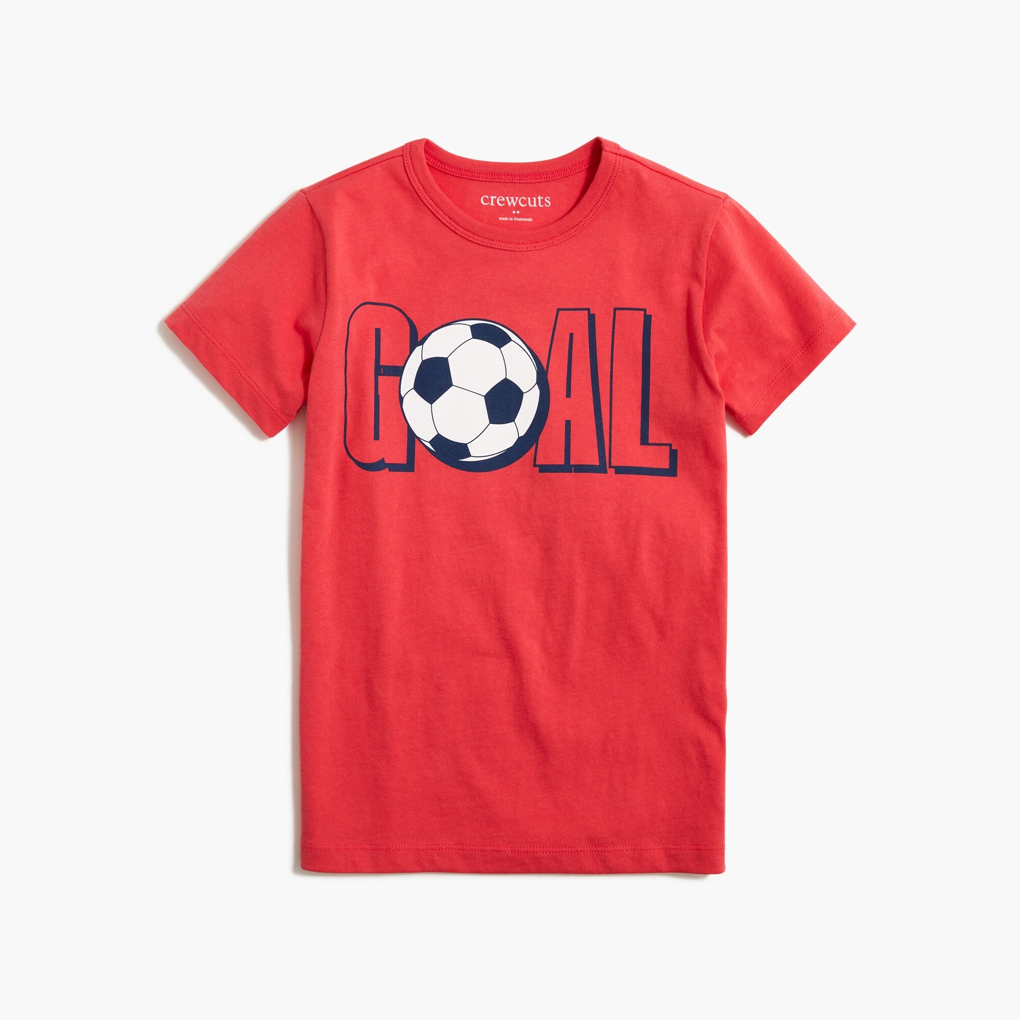 boys' soccer goal graphic tee for boys