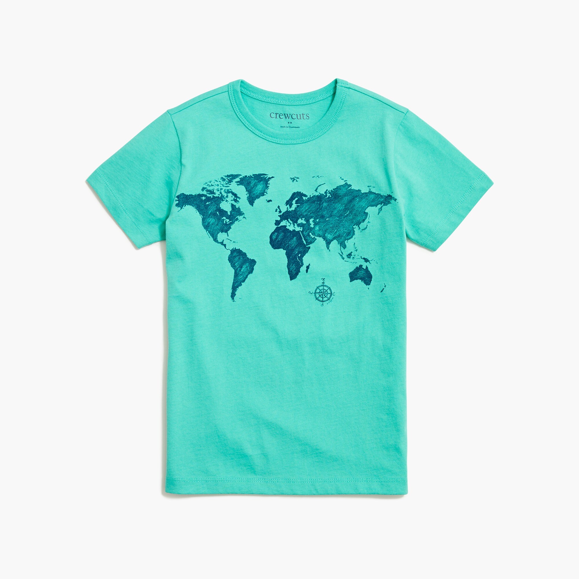 Boys' map graphic tee