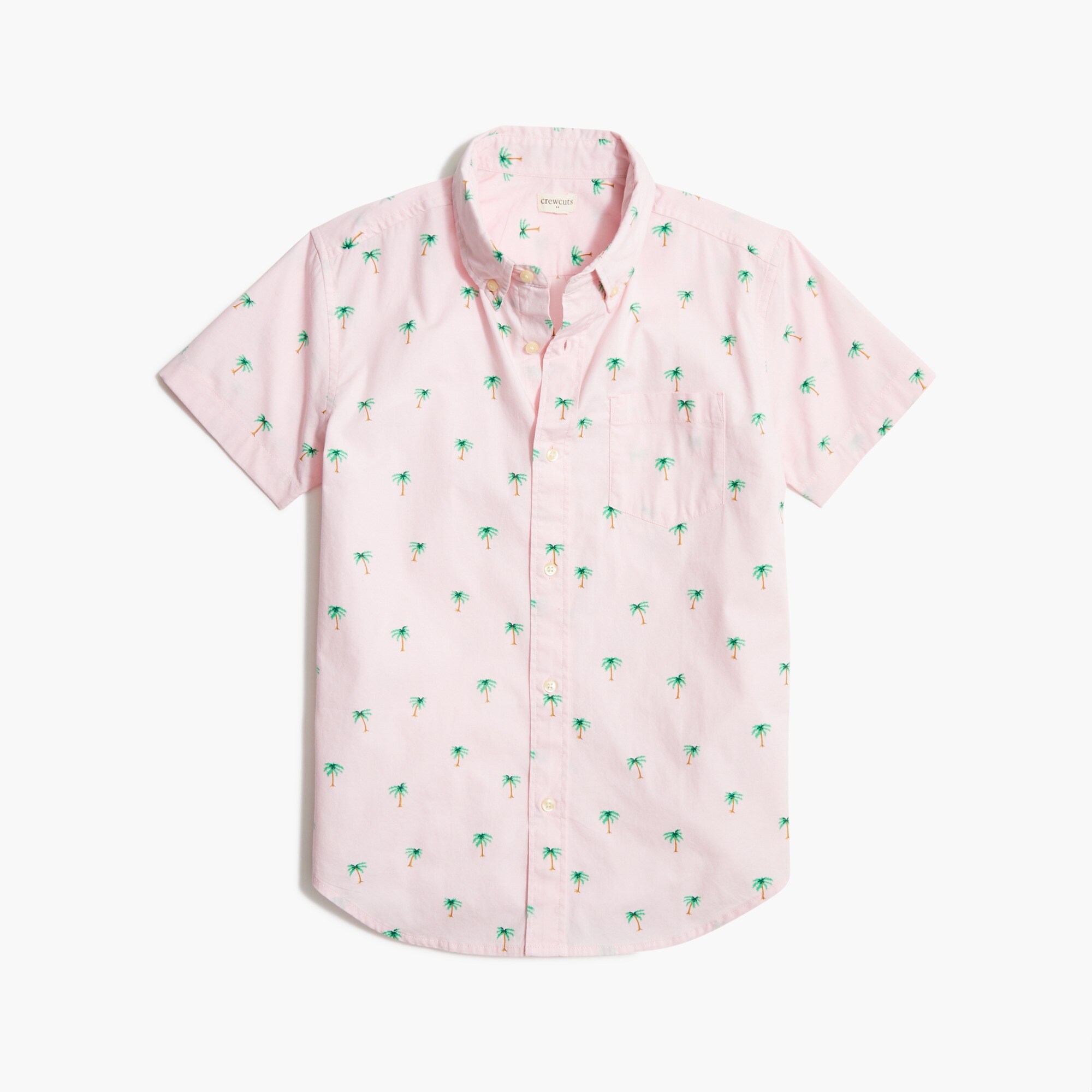 Boys' palm tree washed shirt
