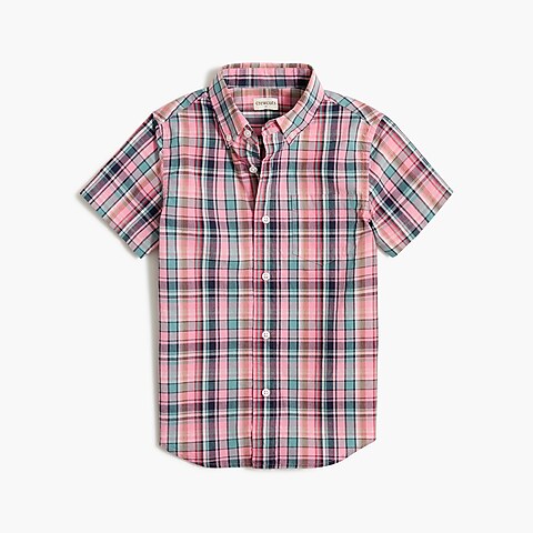  Boys' patterned washed shirt