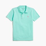 Boys' piqué polo with embroidered detail