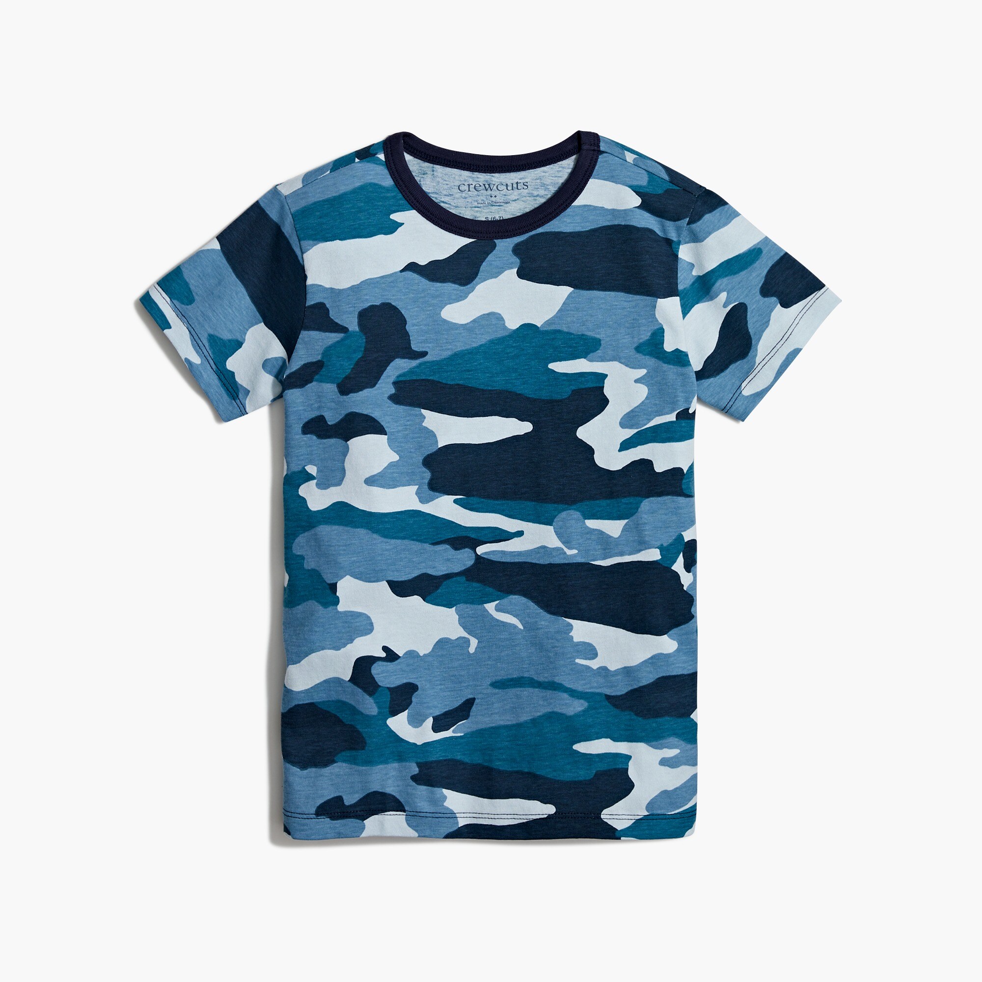 Boys' camo graphic tee