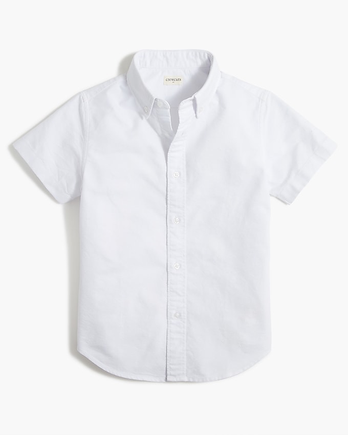 factory: boys&apos; oxford shirt for boys, right side, view zoomed