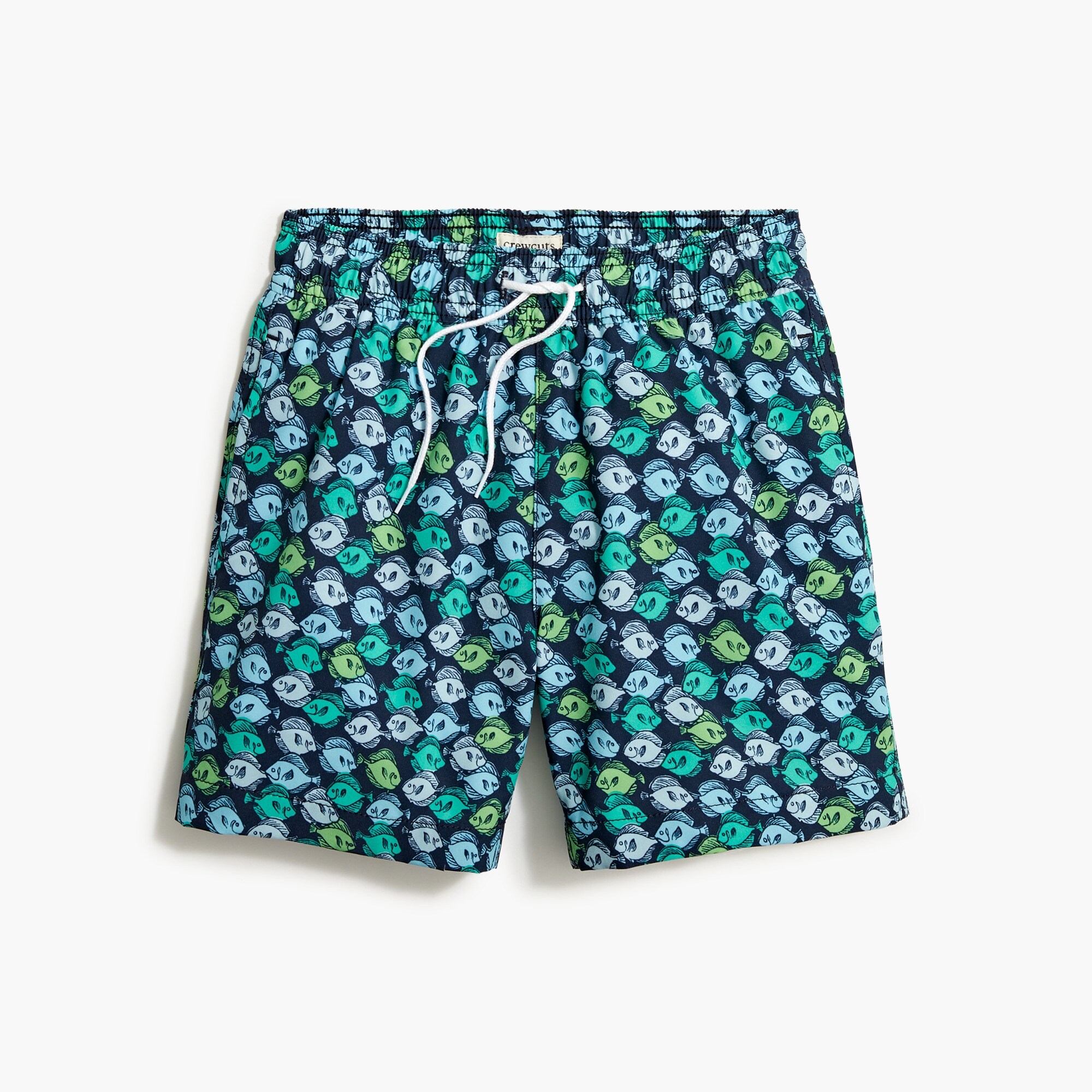Boys' fish swim trunk