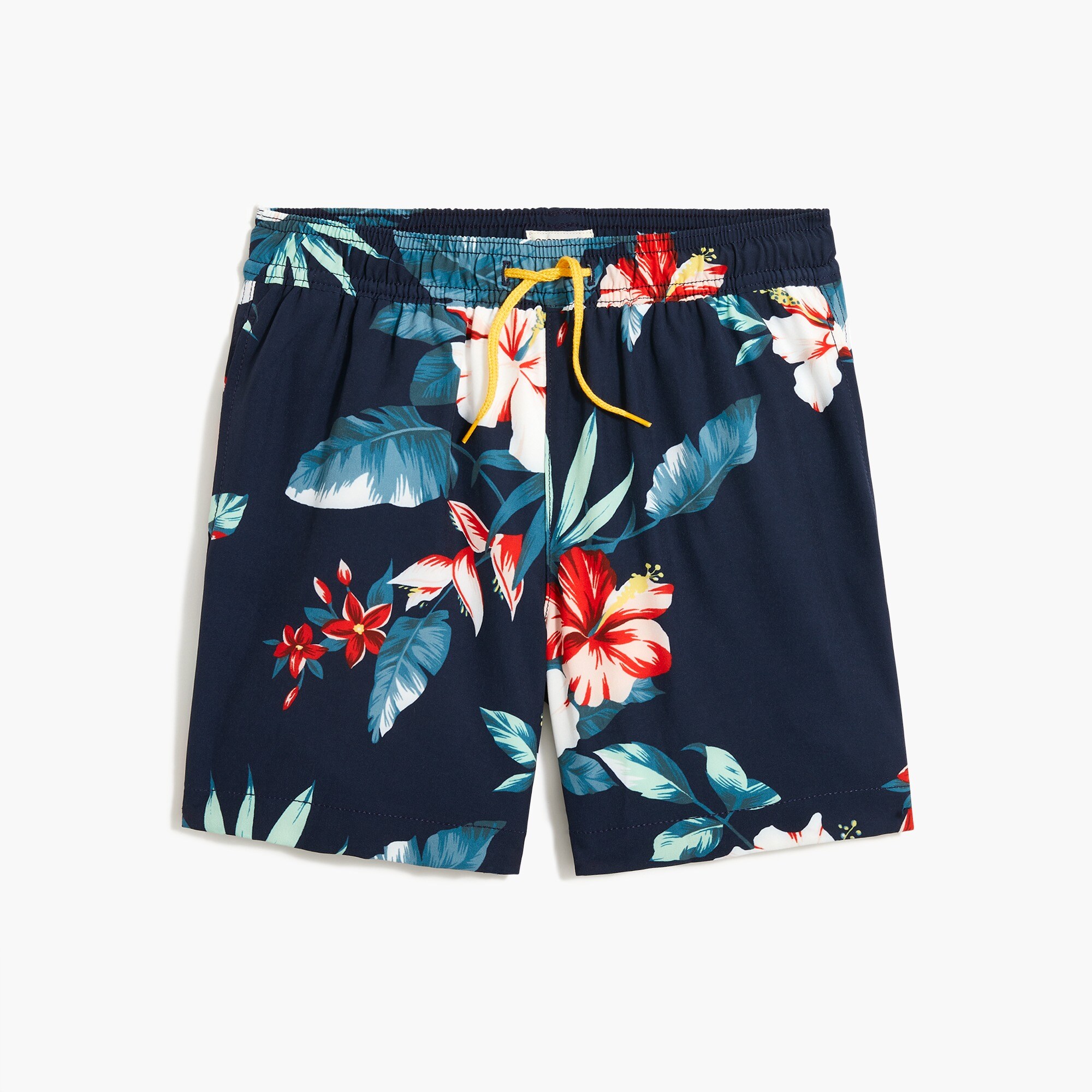 Boys' hibiscus swim trunk