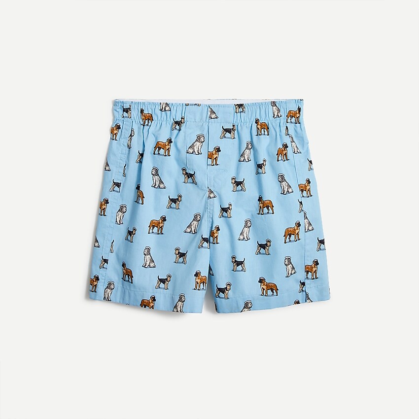factory: boys' sailor dog boxers for boys, right side, view zoomed
