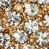 Pav&eacute; crystal heart stud earrings CRYSTAL factory: pav&eacute; crystal heart stud earrings for women