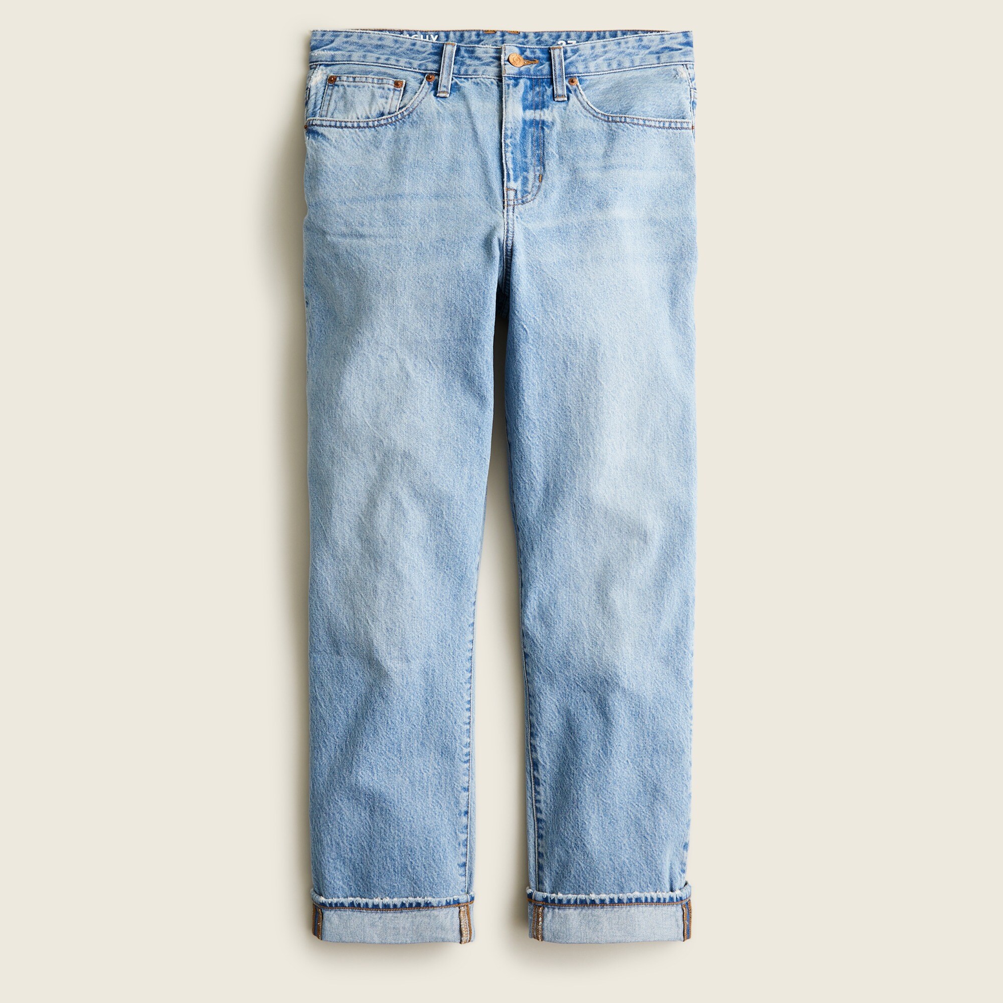 Curvy slouchy boyfriend jean in Clear Indigo wash