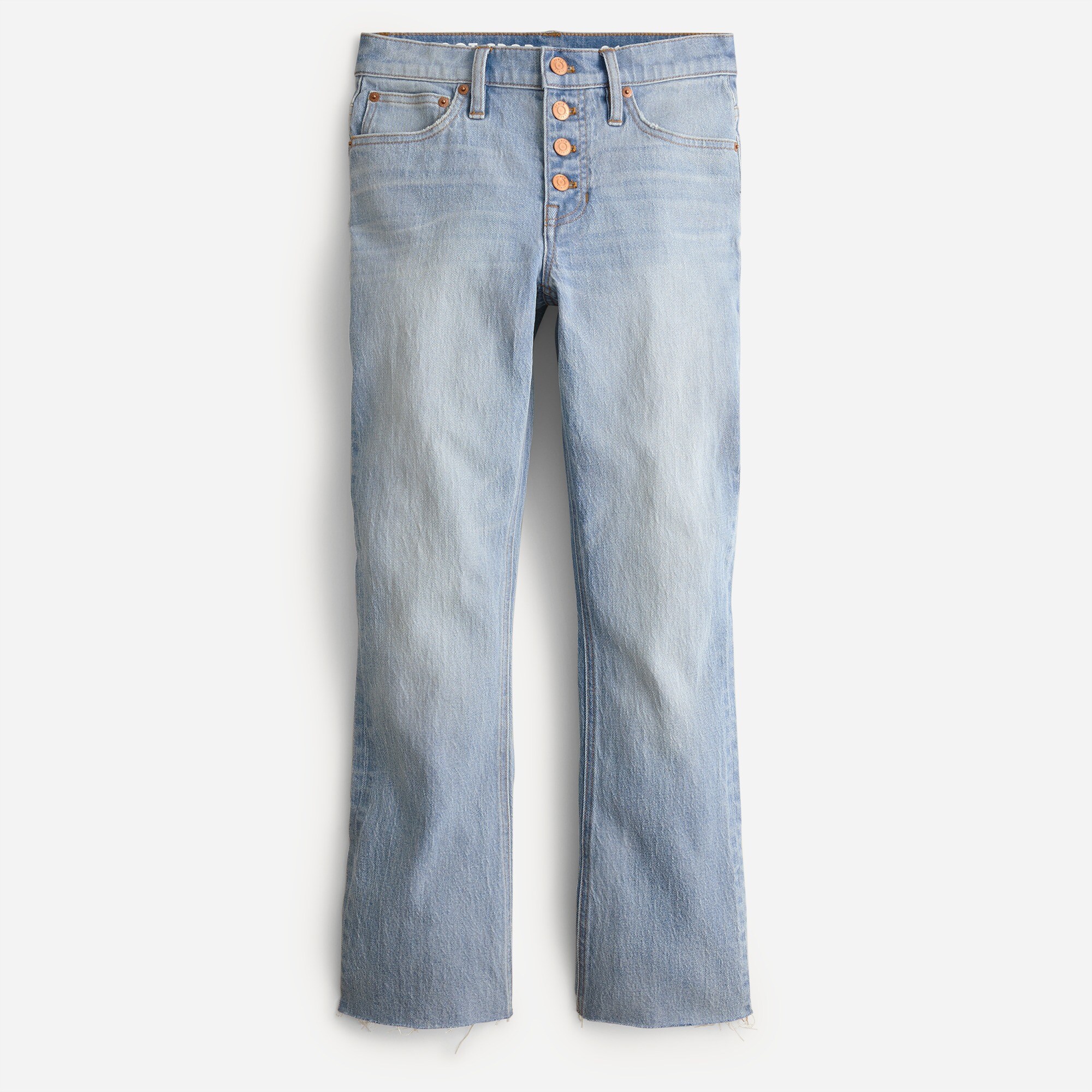 9" demi-boot crop jean in Waterwood wash