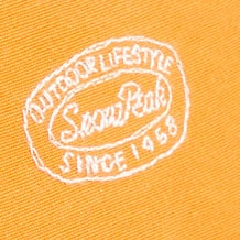 Snow Peak® mountain cloth cap ORANGE