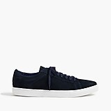Suede lace-up sneakers