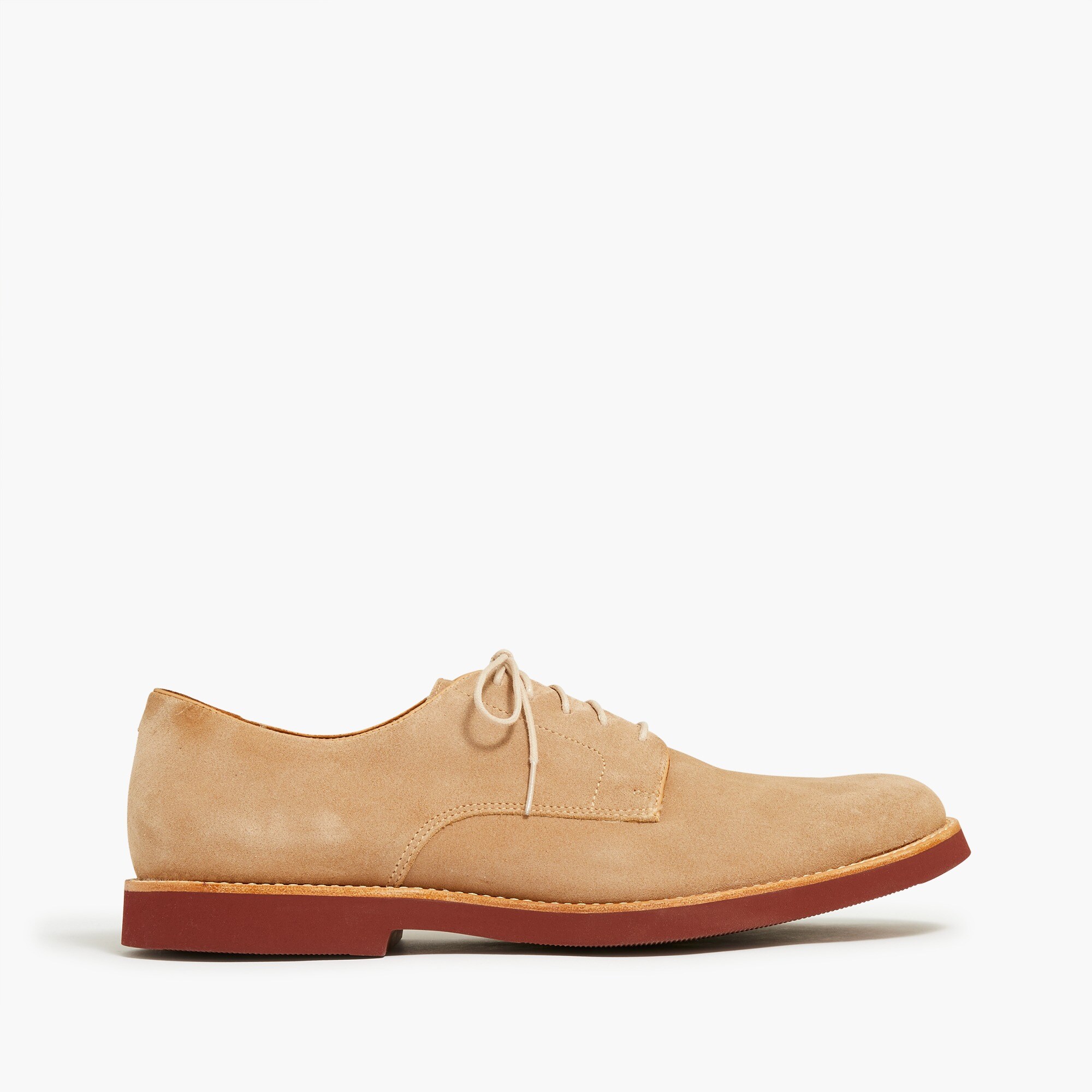 Suede lace-up dress shoes