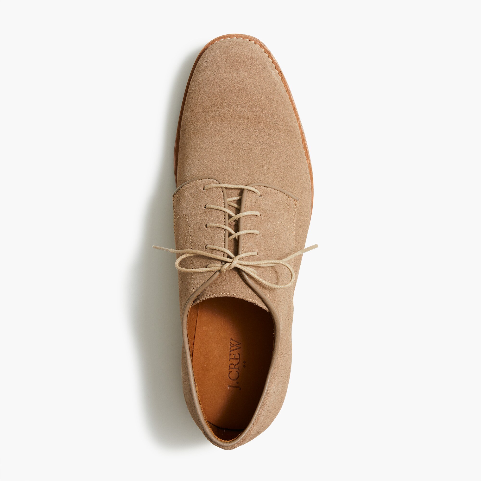 Suede lace-up dress shoes