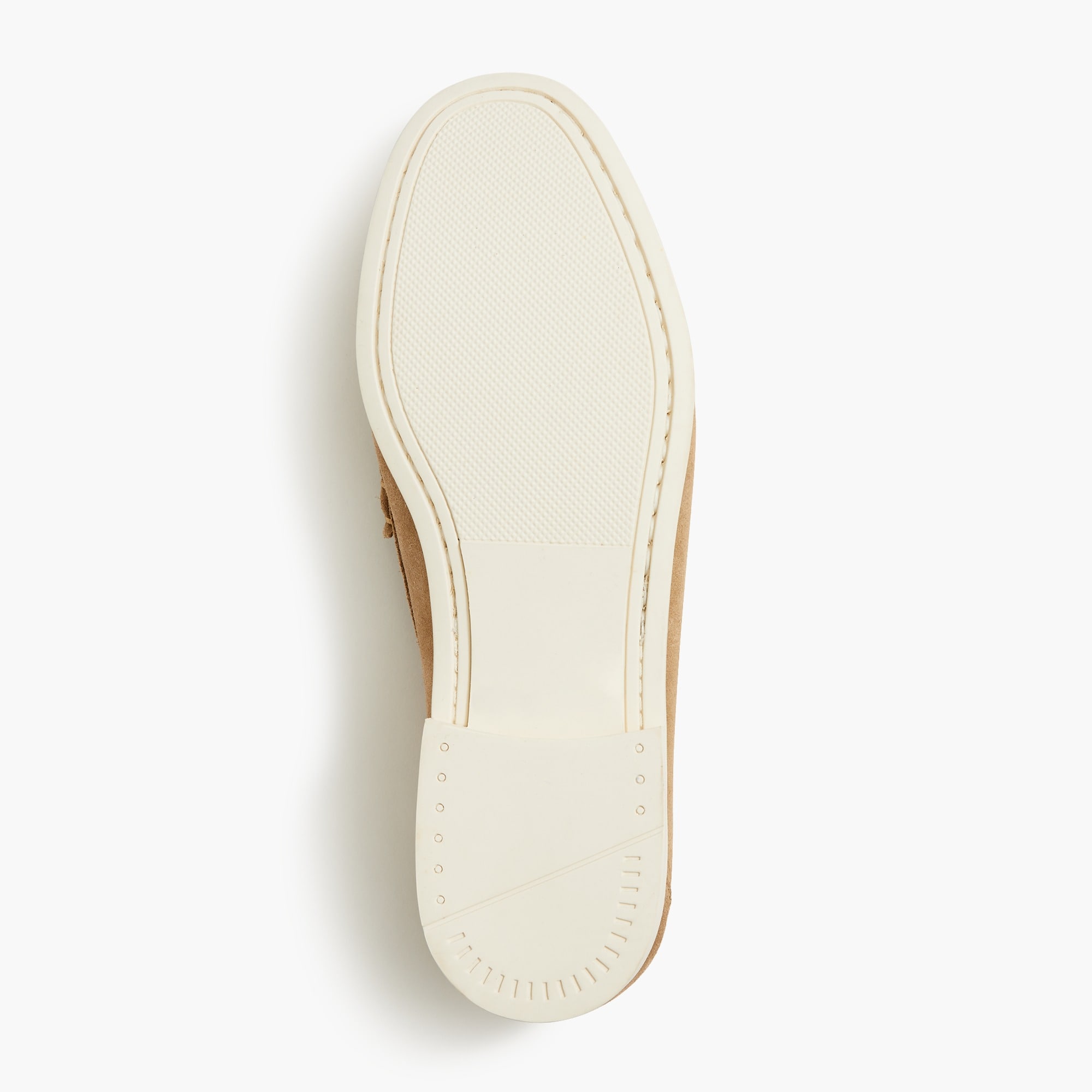 Suede penny loafers