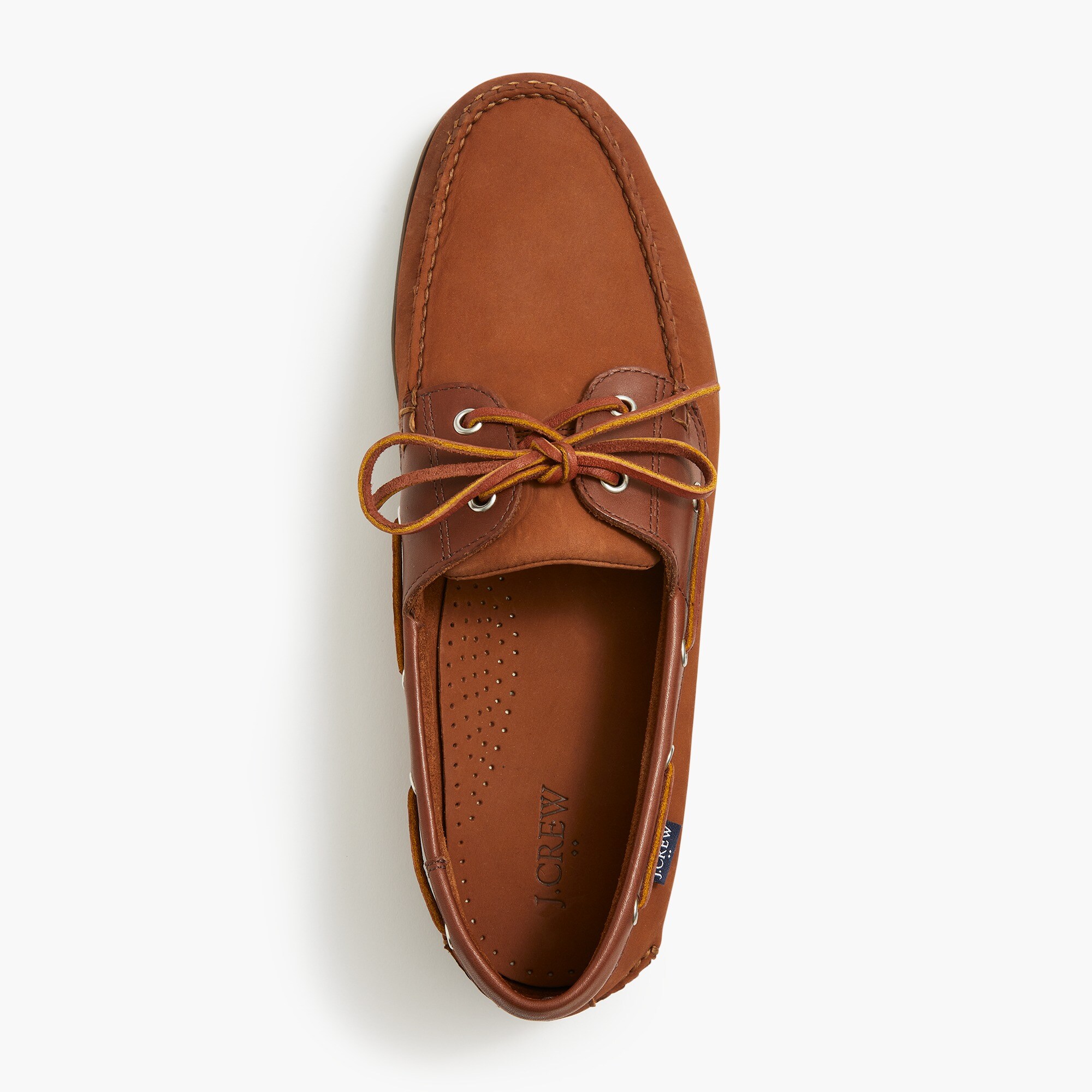 Leather boat shoes