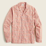 Secret Wash camp-collar organic cotton poplin shirt
