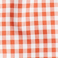 Secret Wash camp-collar organic cotton poplin shirt EDWARDS GINGHAM ORANGE  j.crew: secret wash camp-collar organic cotton poplin shirt for men