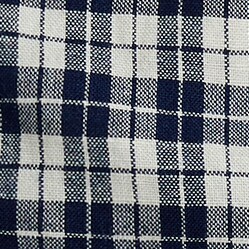 TED PLAID BLUE NATURAL