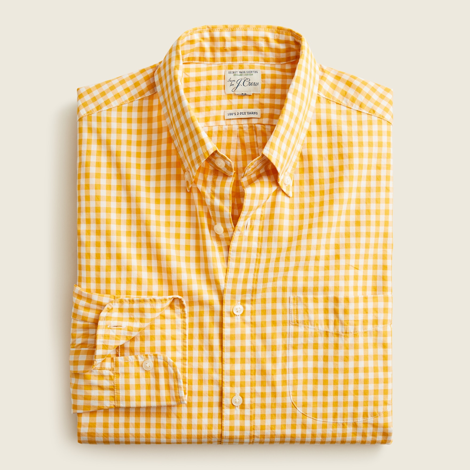 Slim Secret Wash organic cotton poplin shirt from J.Crew - $59.99