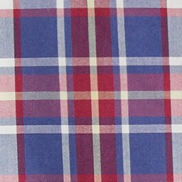 HUNTERS PLAID BLUE WHIT