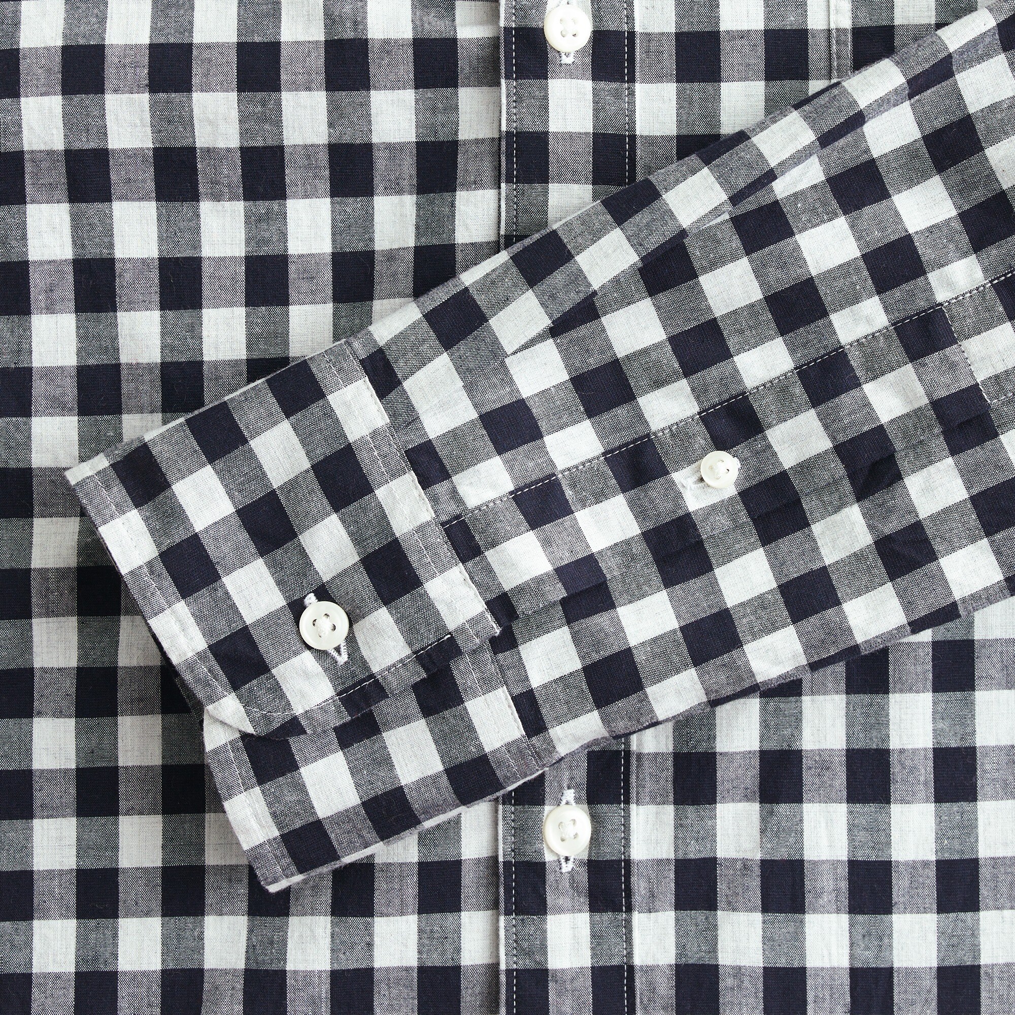 Slim Secret Wash organic cotton poplin shirt