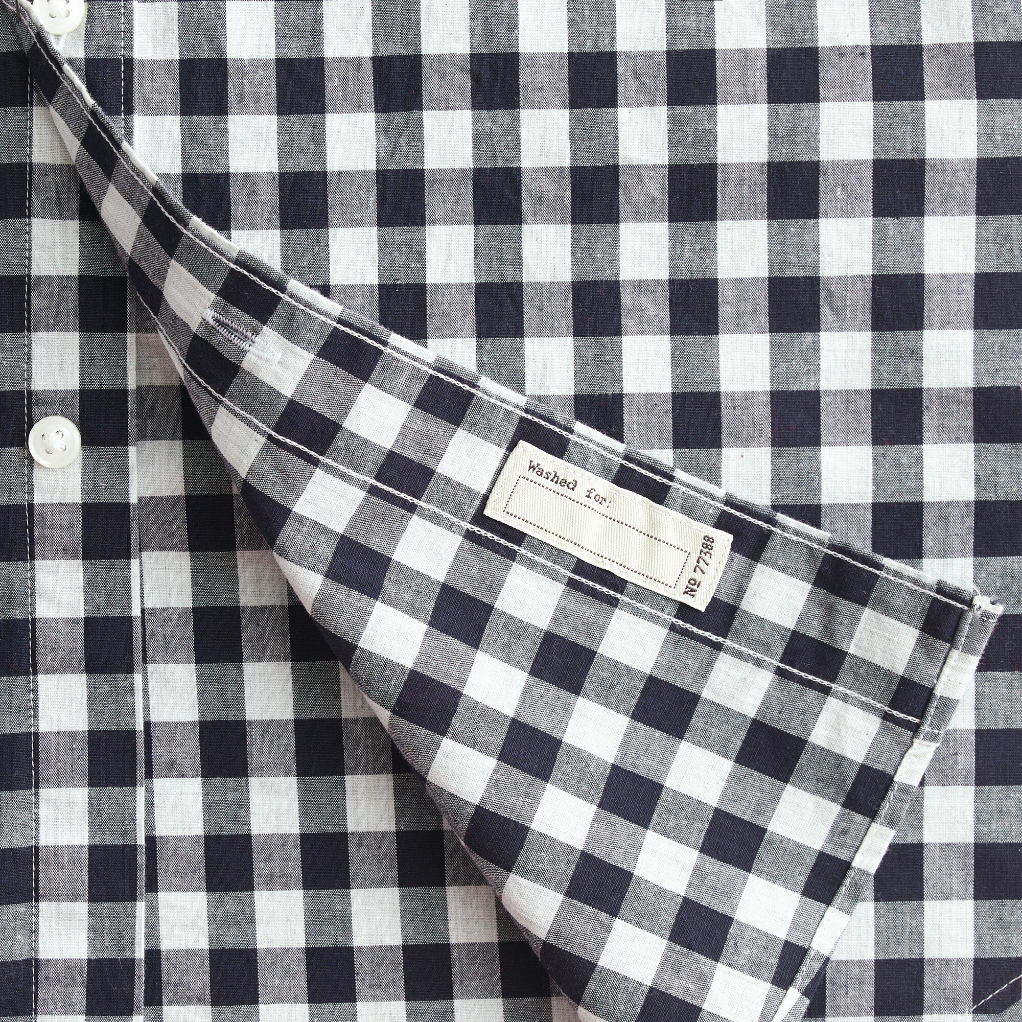 Slim Secret Wash organic cotton poplin shirt