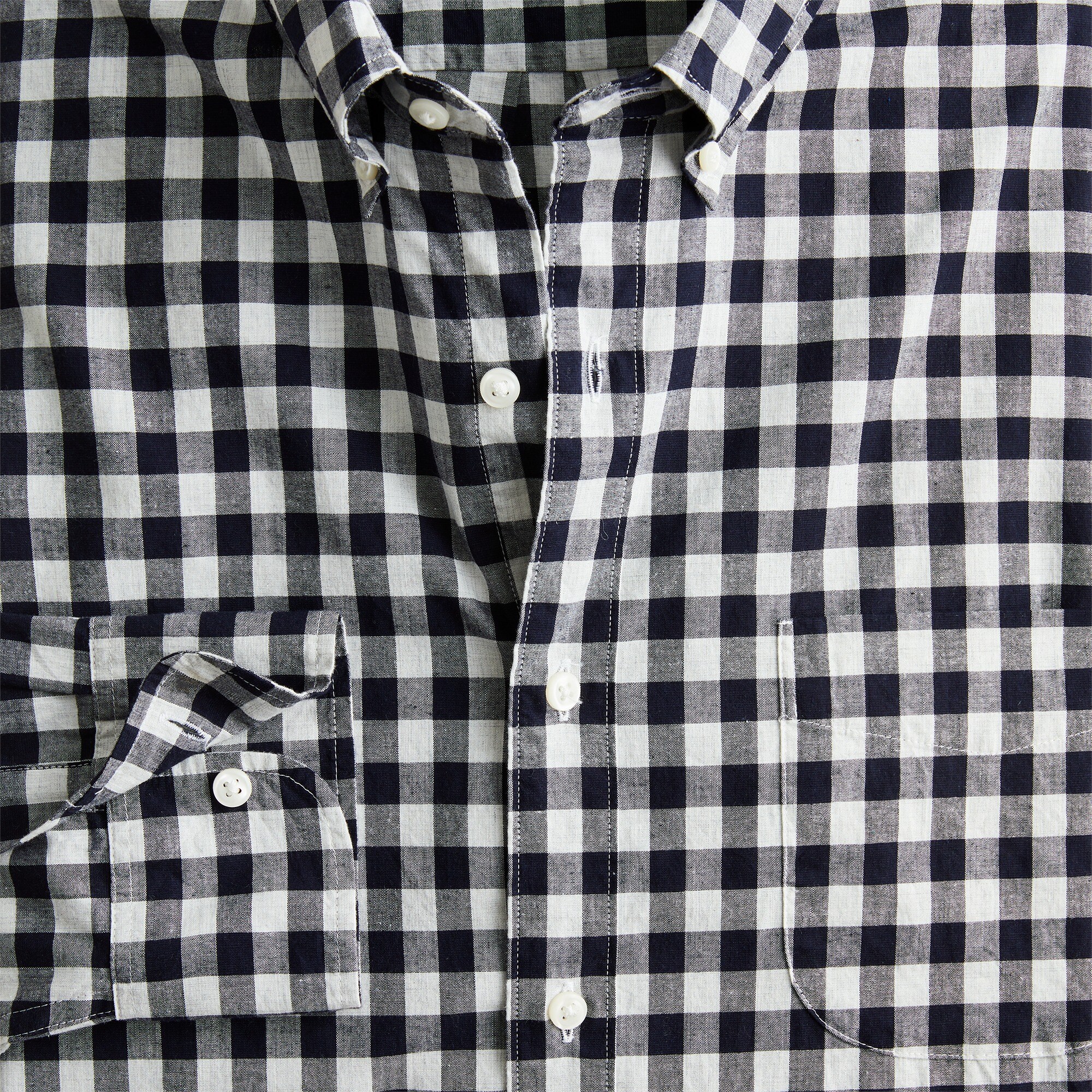 Slim Secret Wash organic cotton poplin shirt