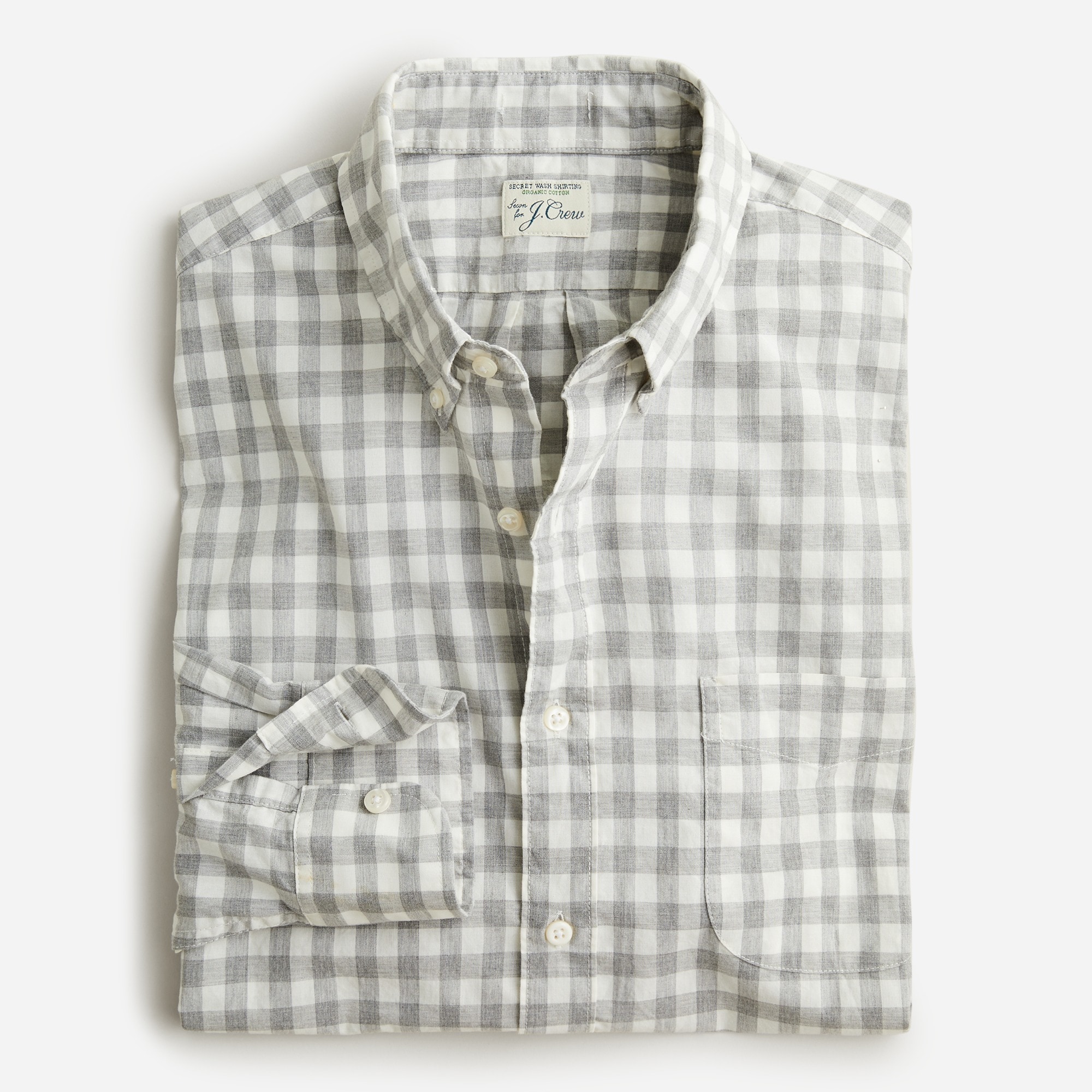  Secret Wash organic cotton poplin shirt