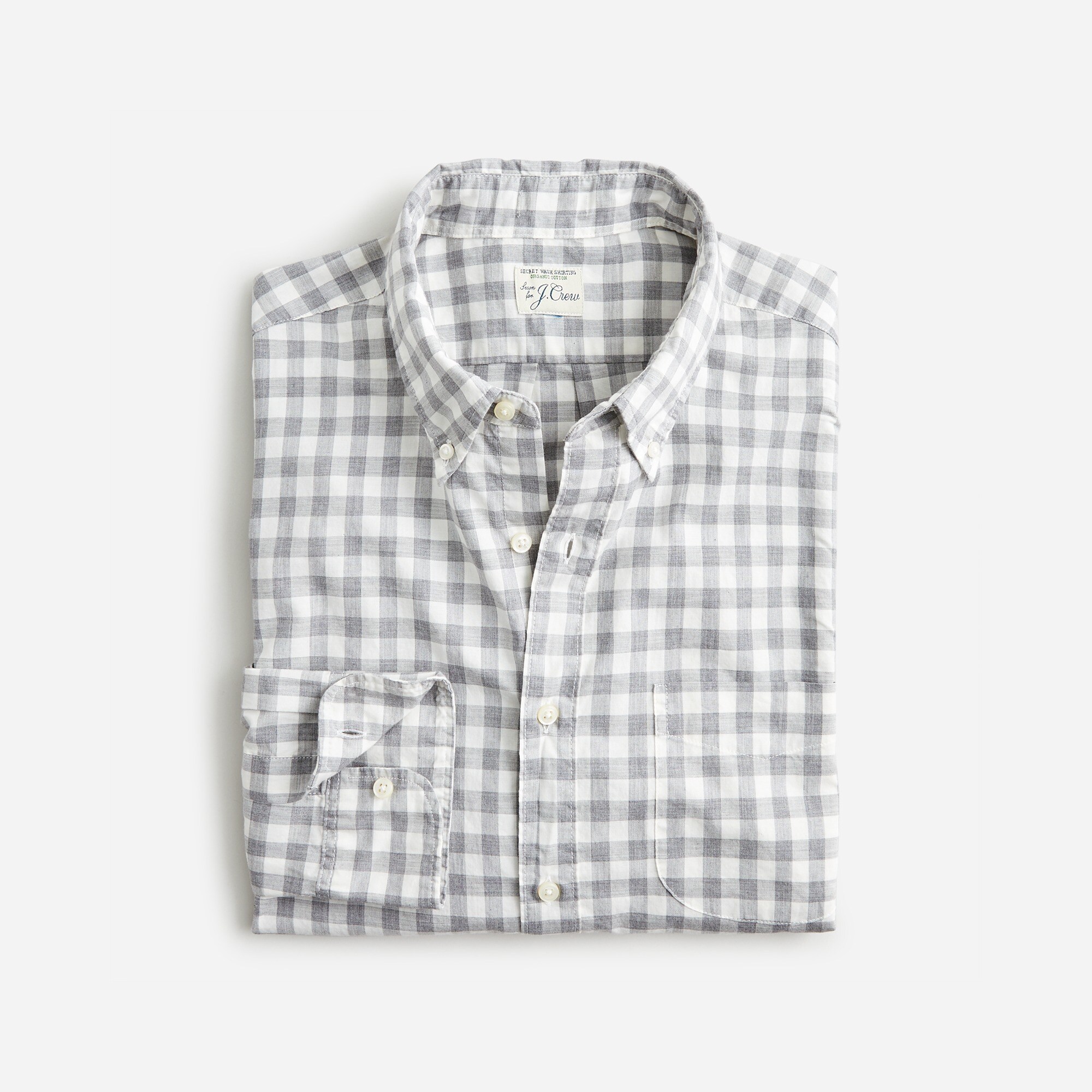  Secret Wash organic cotton poplin shirt