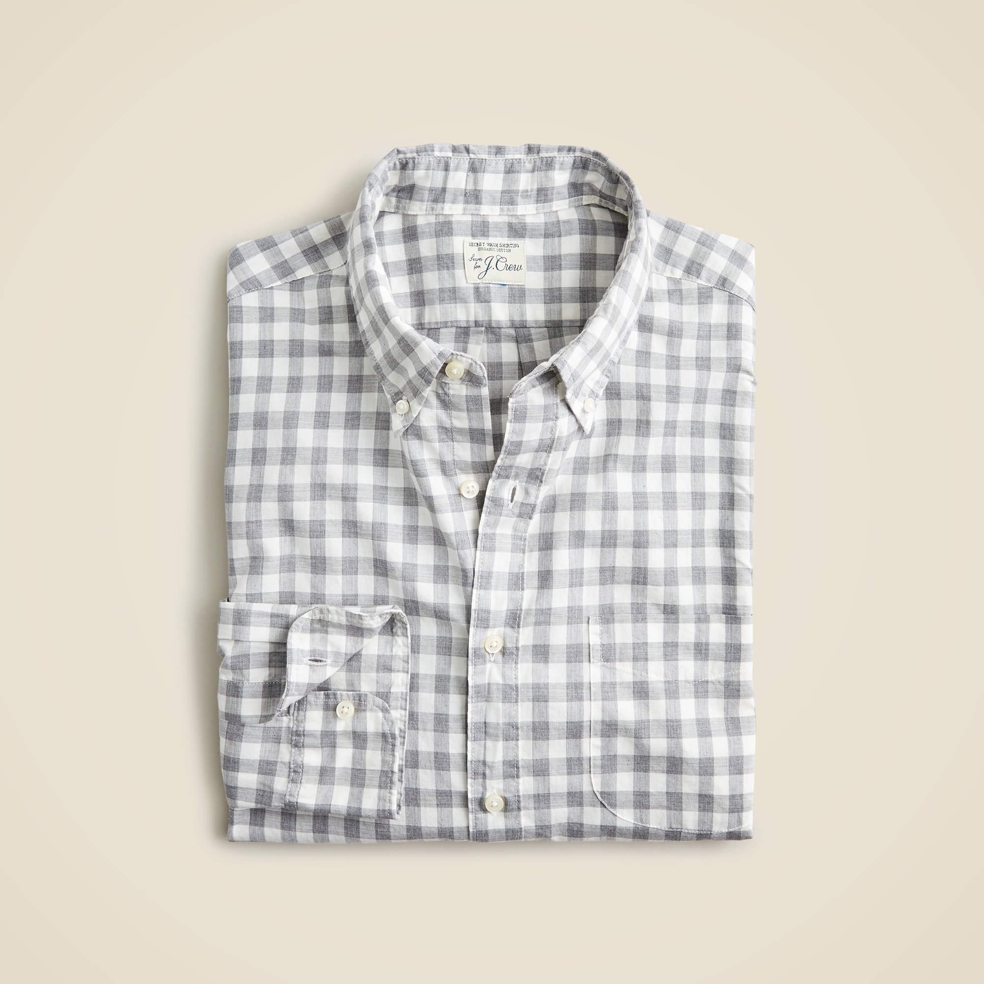 Secret Wash organic cotton poplin shirt