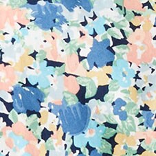 SUMMER GARDEN NAVY MULT
