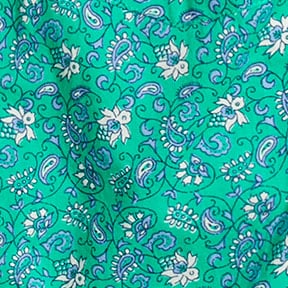 Gingham lightweight cotton shirt in signature fit GREEN PICNIC WHITE 