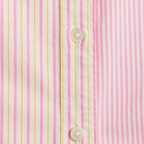 Lightweight cotton-blend shirt in signature fit WARM PINK CLASSIC RED lightweight cotton-blend shirt in signature fit for women
