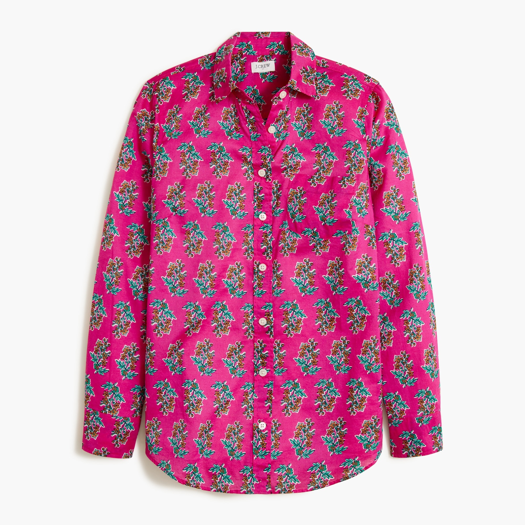 Factory Lightweight Cotton Shirt In Signature Fit For Women