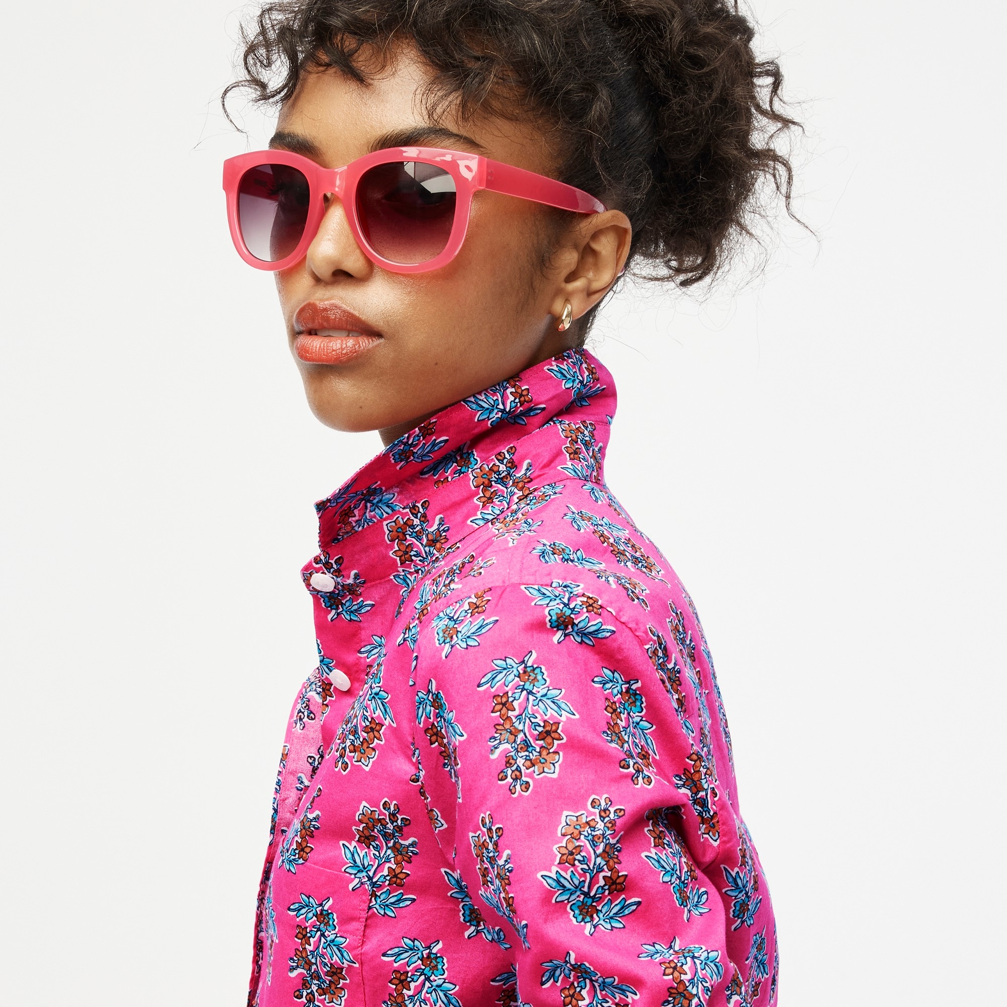 Factory: Lightweight Cotton Shirt In Signature Fit For Women