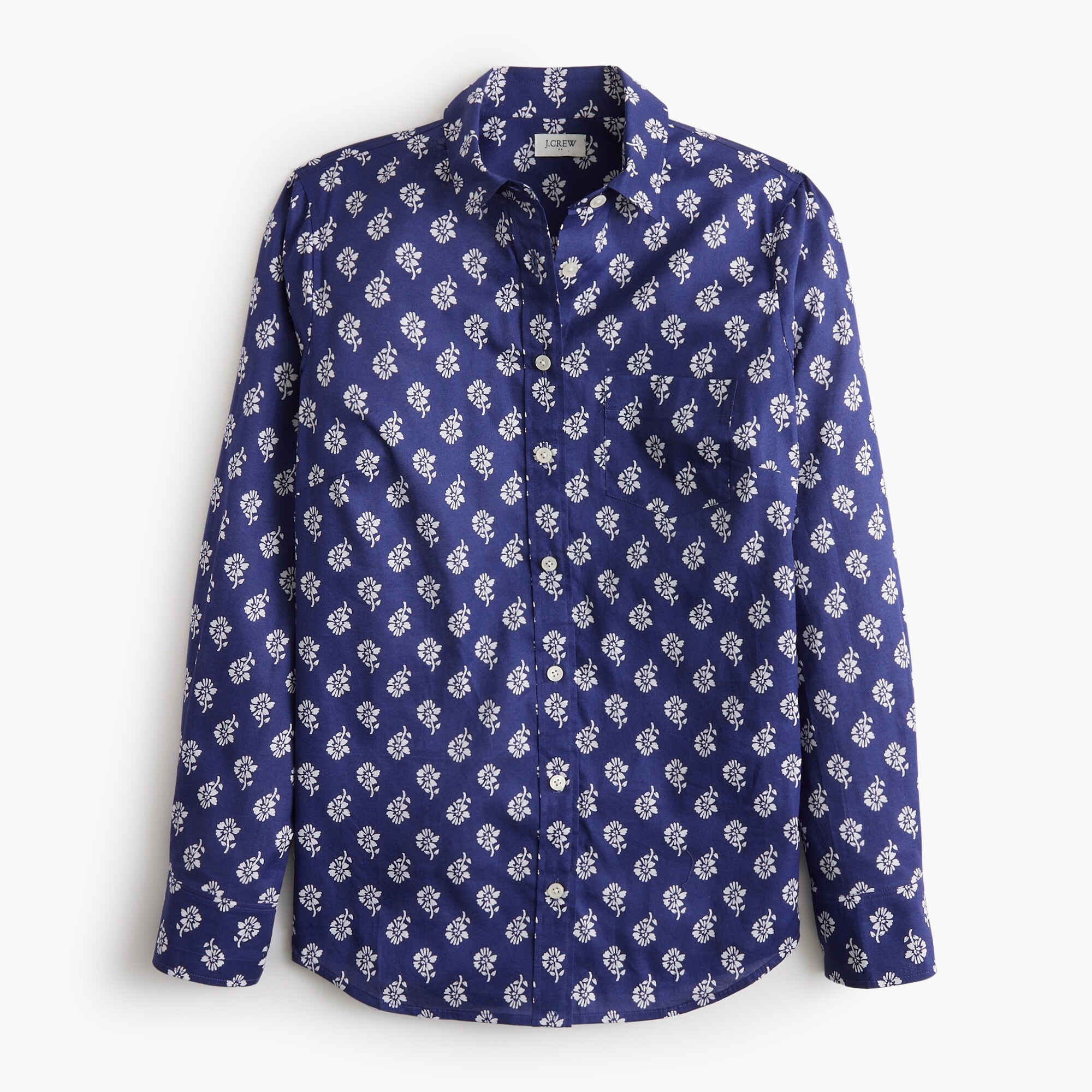 lightweight cotton shirt in signature fit for women