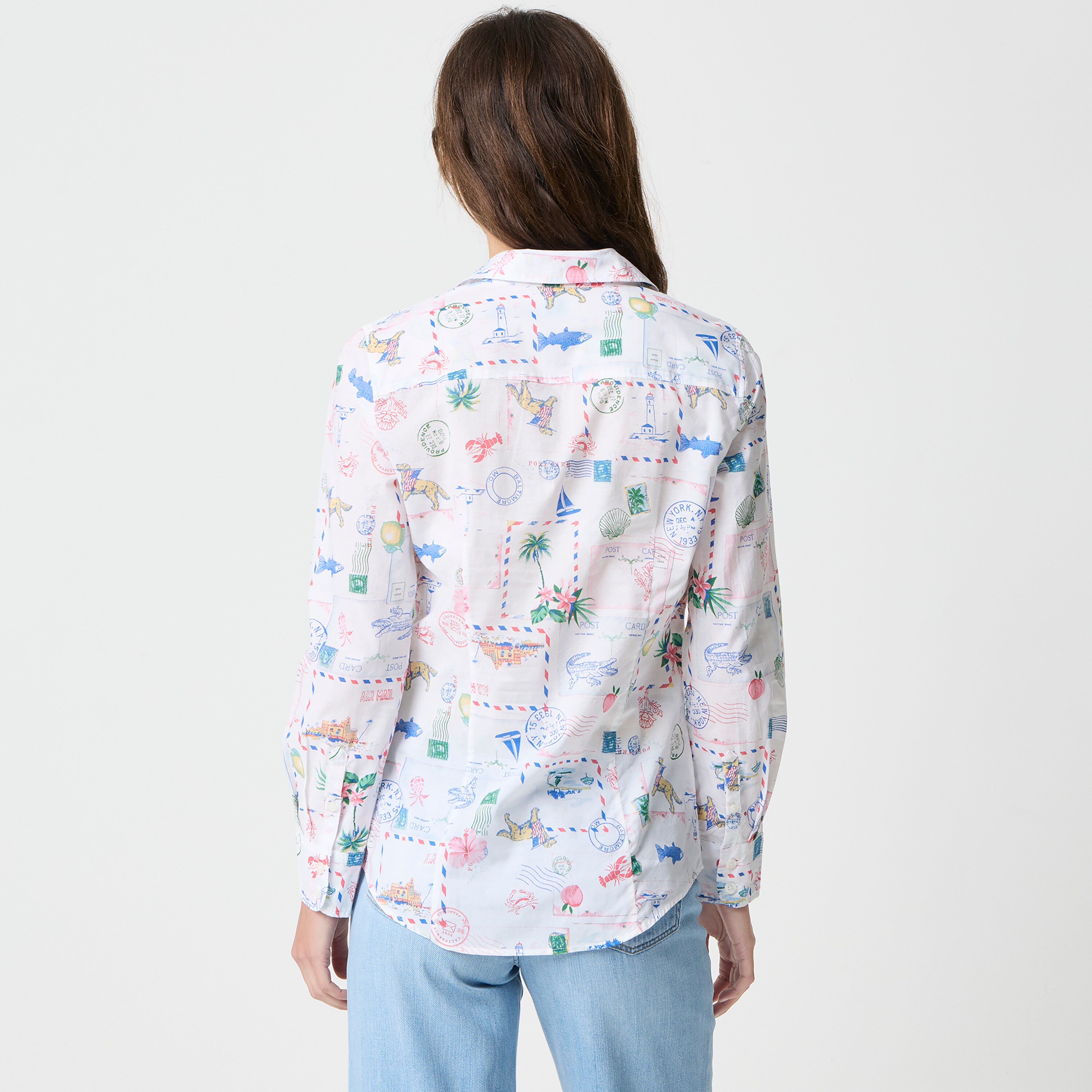 Lightweight cotton shirt in signature fit