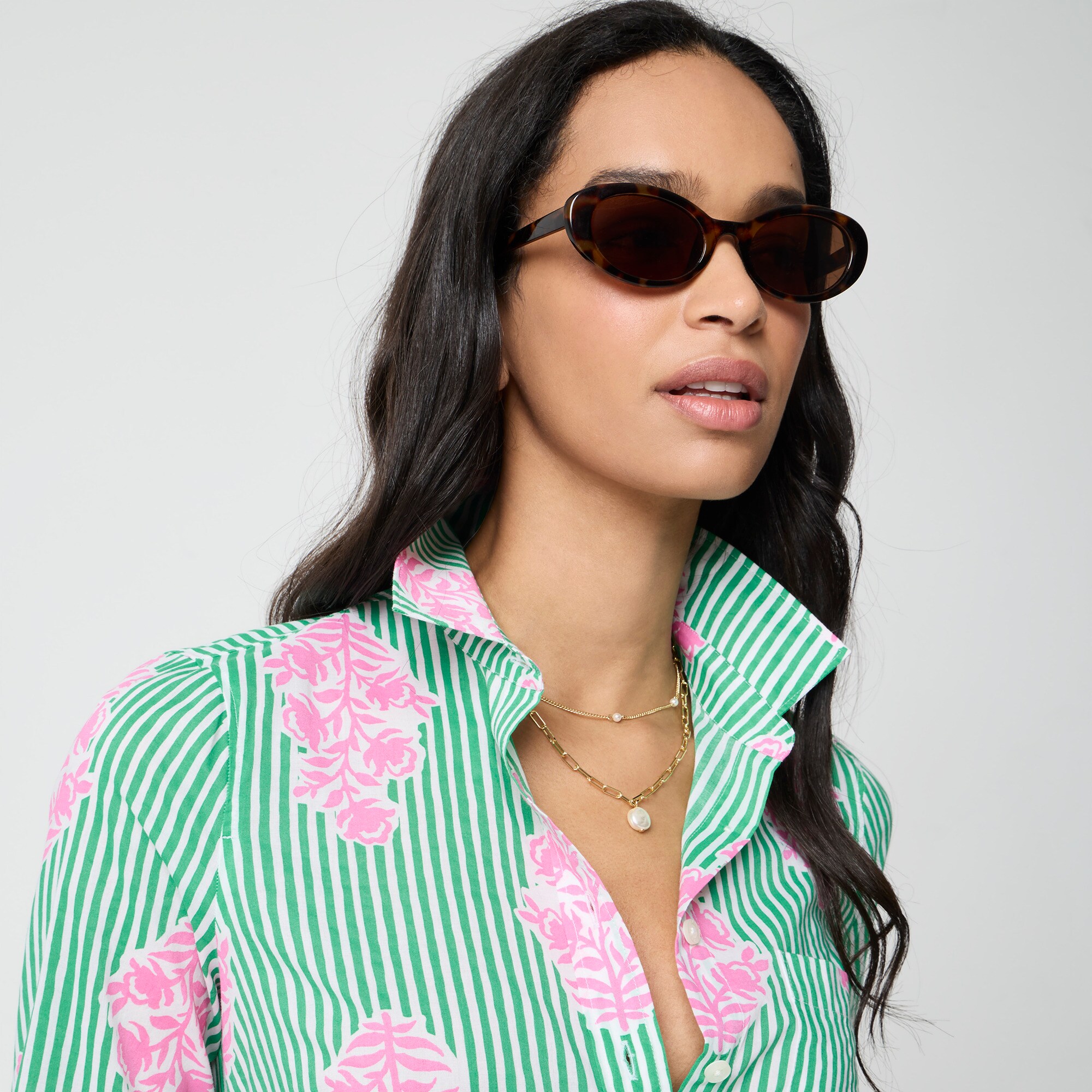 Lightweight cotton shirt in signature fit