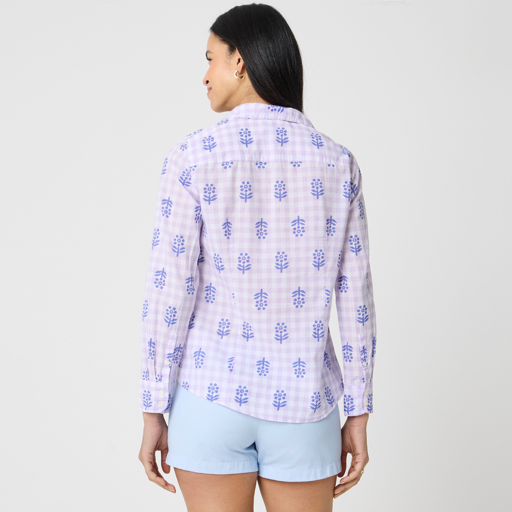 Lightweight cotton shirt in signature fit