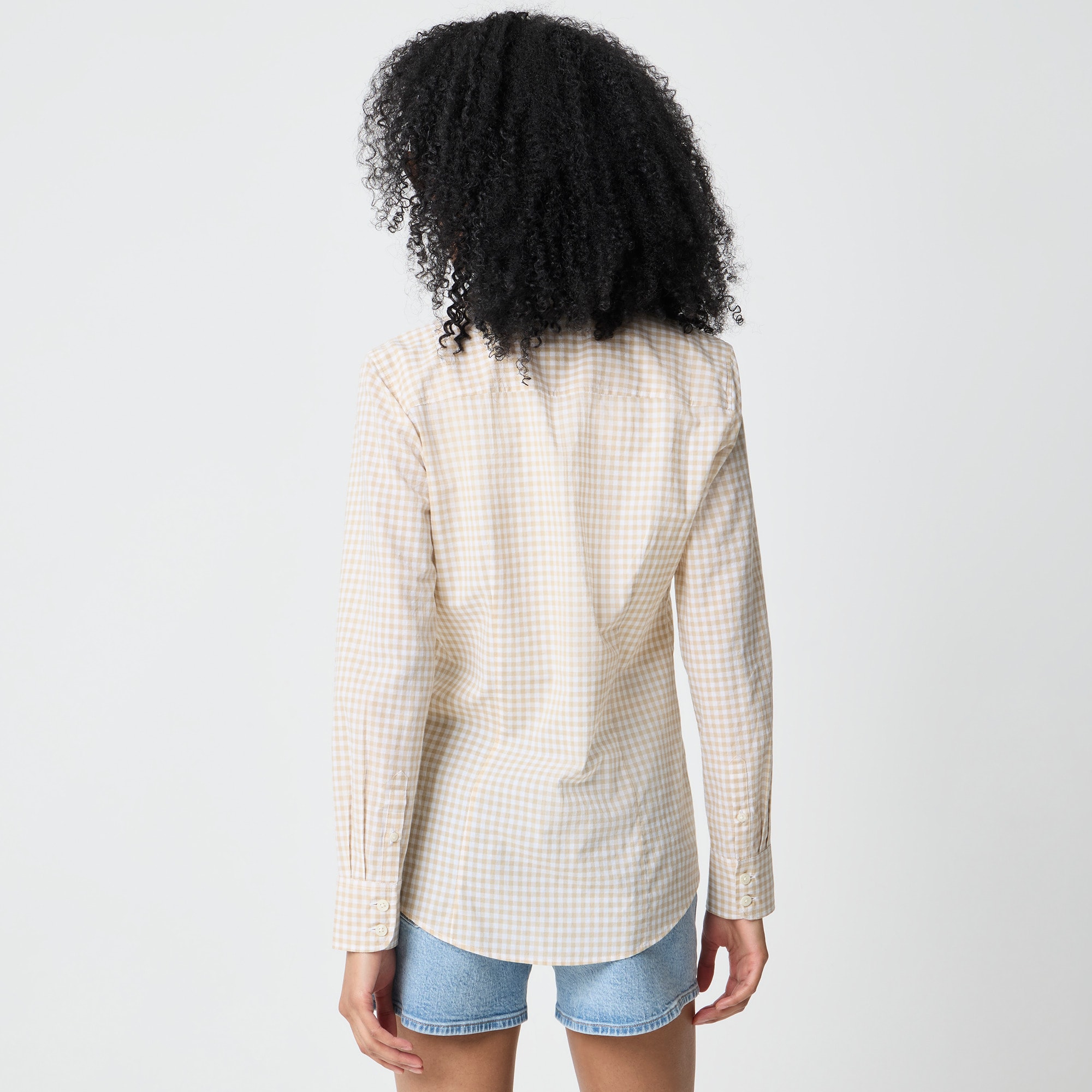 Lightweight cotton shirt signature fit