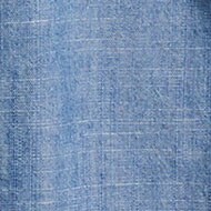 Denim tie-neck smocked top MED ECHO BLUE WASH factory: denim tie-neck smocked top for women