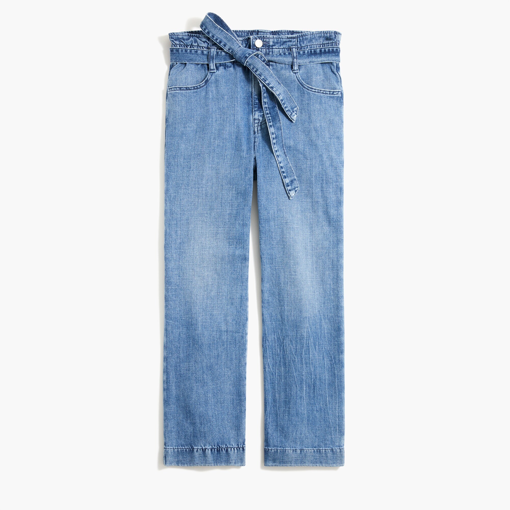Paper-bag jean in signature stretch