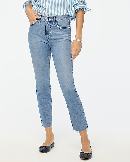 factory: essential straight jean in all-day stretch for women
