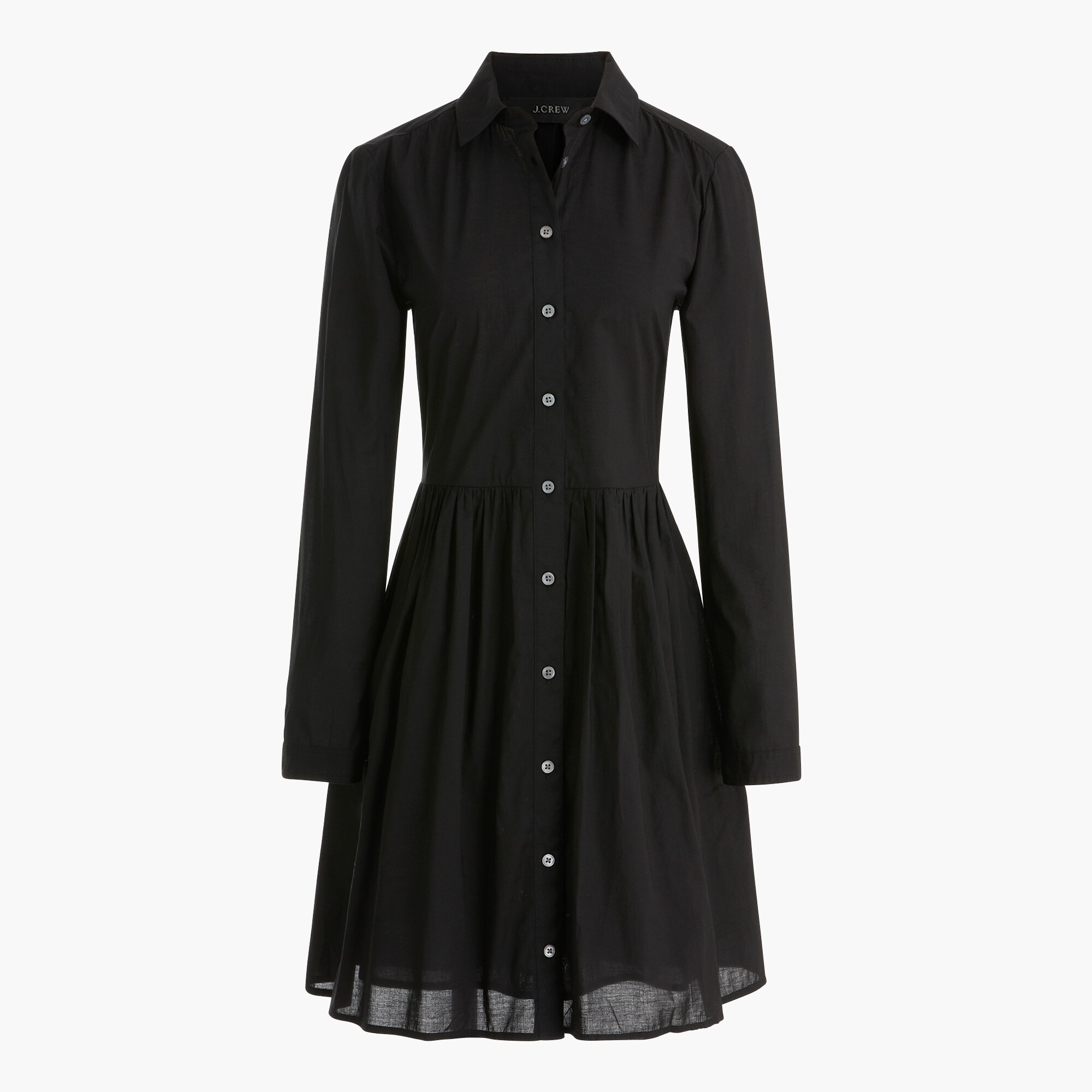 Cotton mini shirt-dress