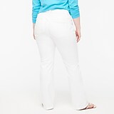 White bootcut jean in all-day stretch