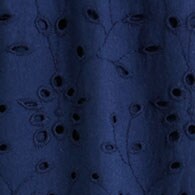 Printed flutter-sleeve mini dress ANTIQUE NAVY 