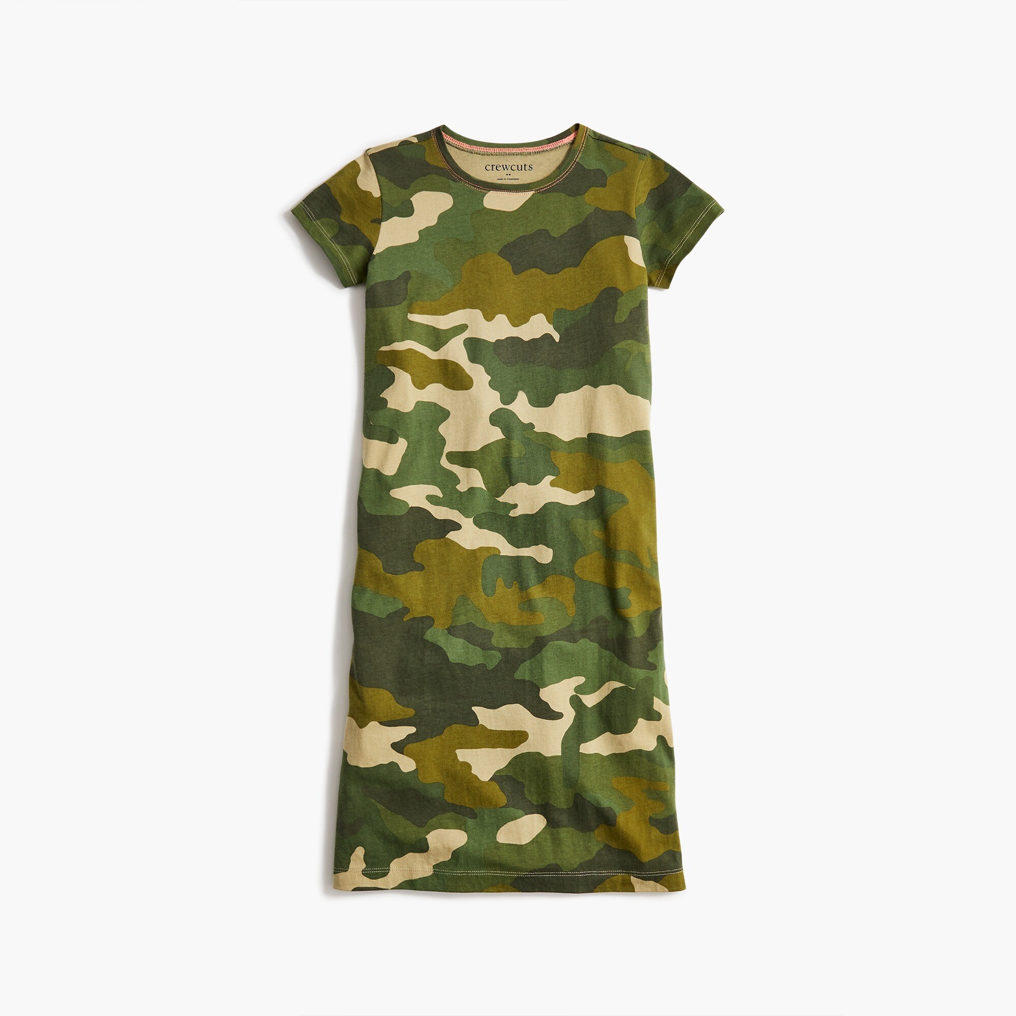 Girls' camo maxi dress