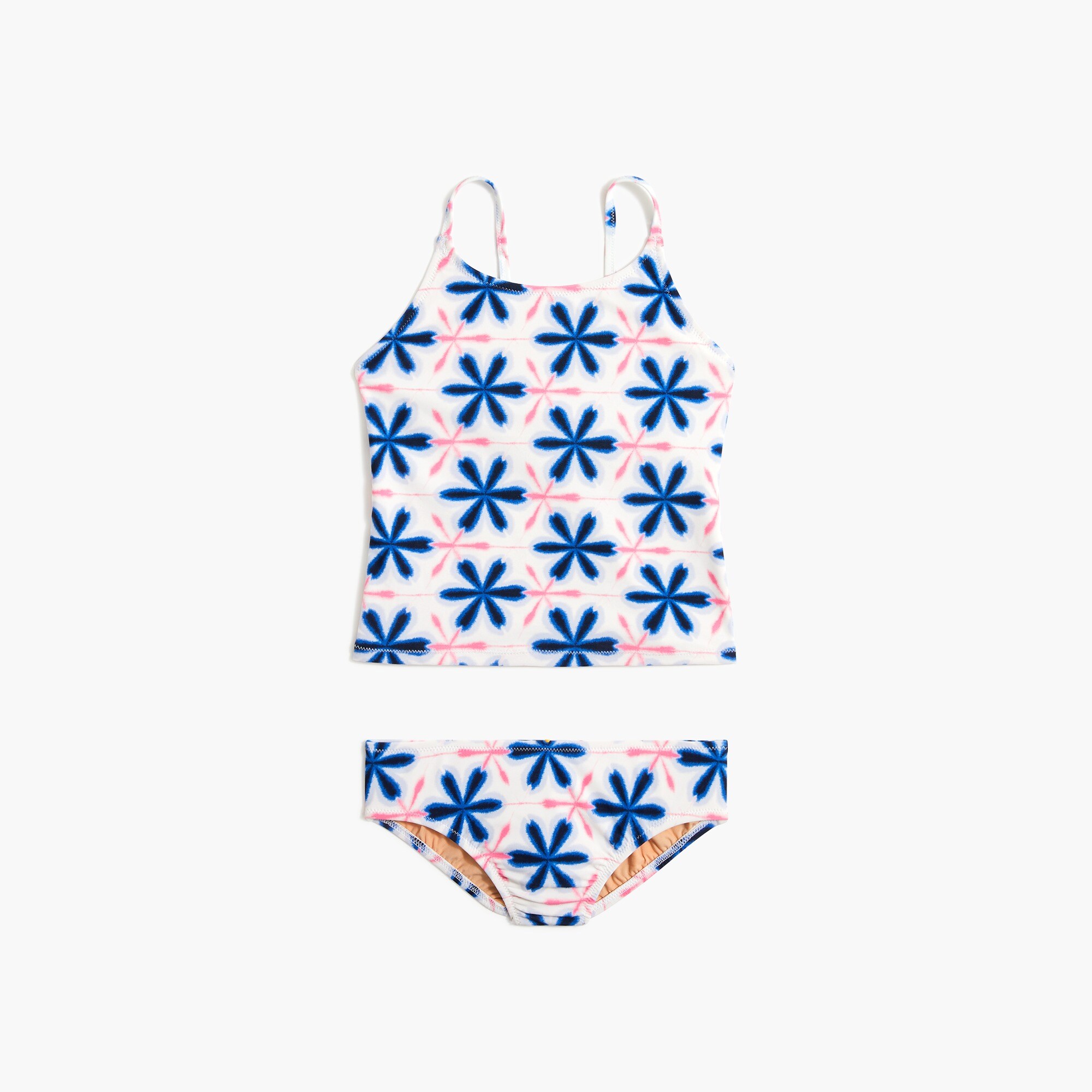 Girls' floral tankini