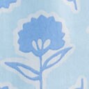 Ruffle smocked-waist mini skirt GLAZED SKY BRIGHT PERI factory: ruffle smocked-waist mini skirt for women